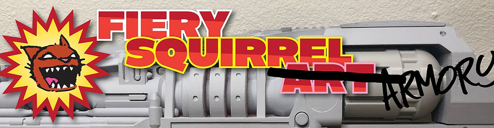 Fiery Squirrel Art
