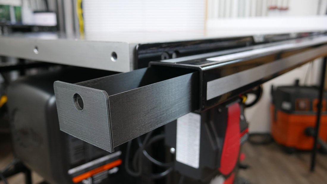 SawStop table saw utility drawer