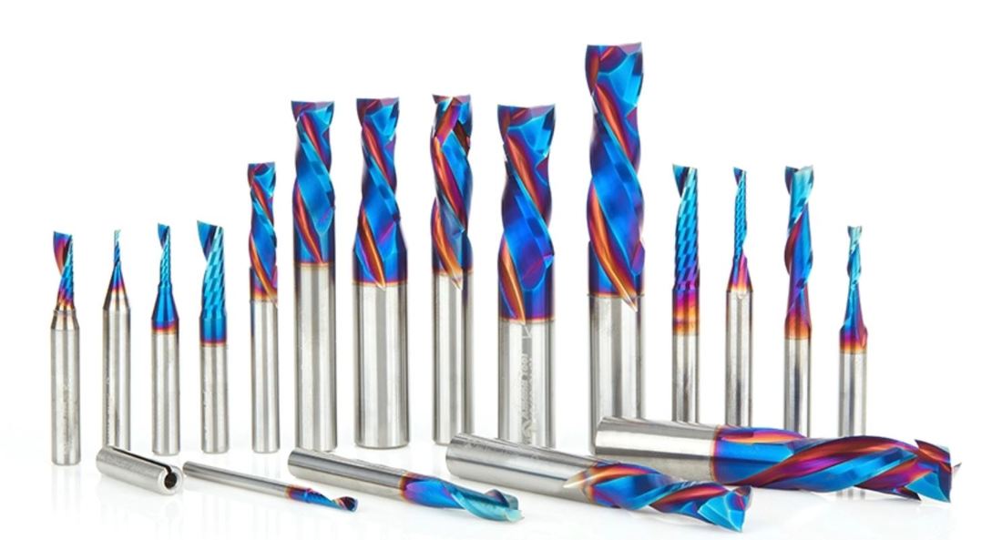Recommended CNC end mill bits