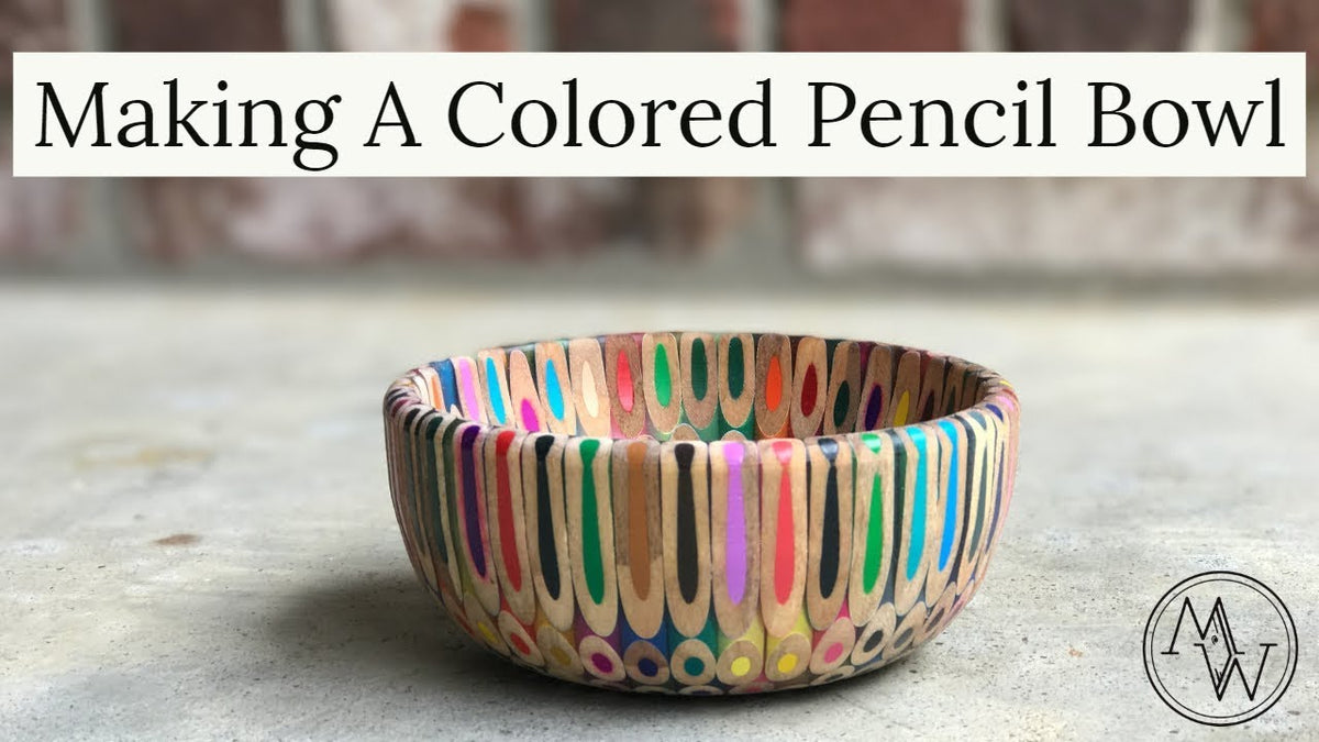 Myers Woodshop colored pencil bowl project