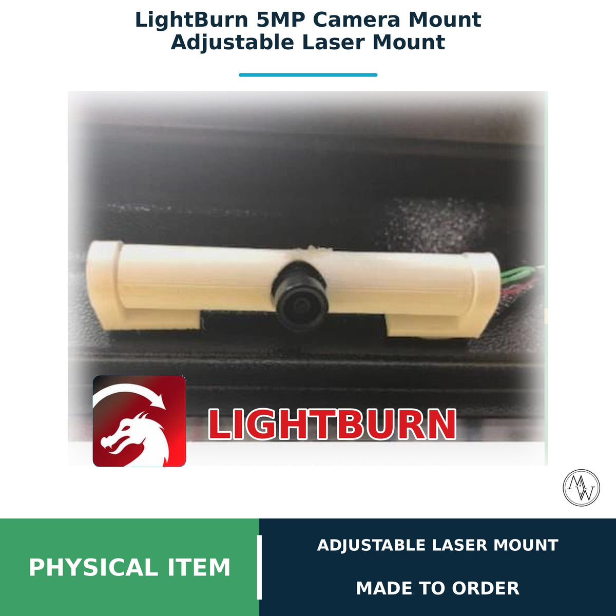 LightBurn 5MP Camera Mount – Adjustable Laser Machine Mount