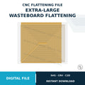 CNC Wasteboard XXL Flattening File 32x32