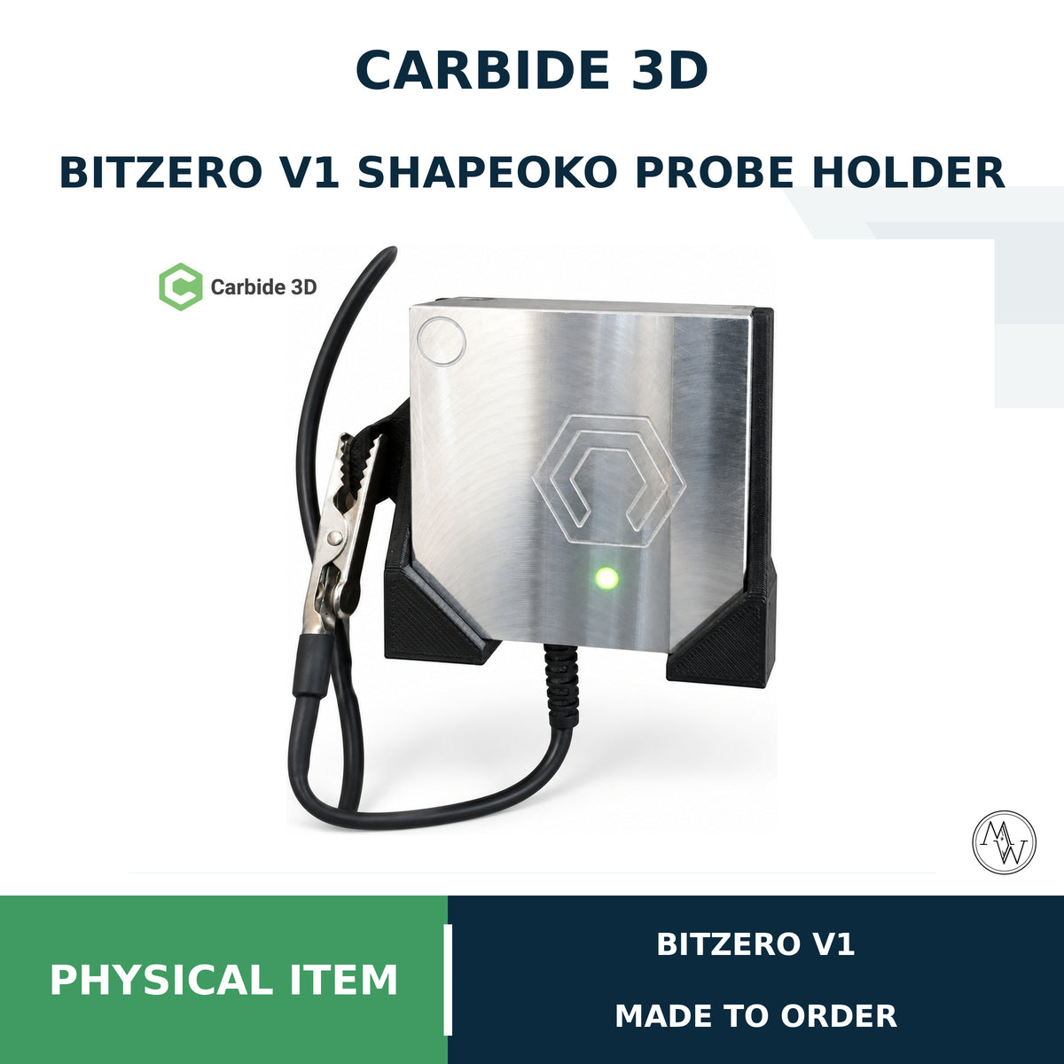 3D Printed Touch Probe Holder for Carbide 3D BitZero V1