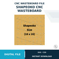 Shapeoko Small CNC Wasteboard File