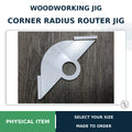 Woodworking Corner Radius Jig – Router Template, Perfect Round Overs