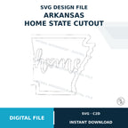 Arkansas Home State SVG & C2D File