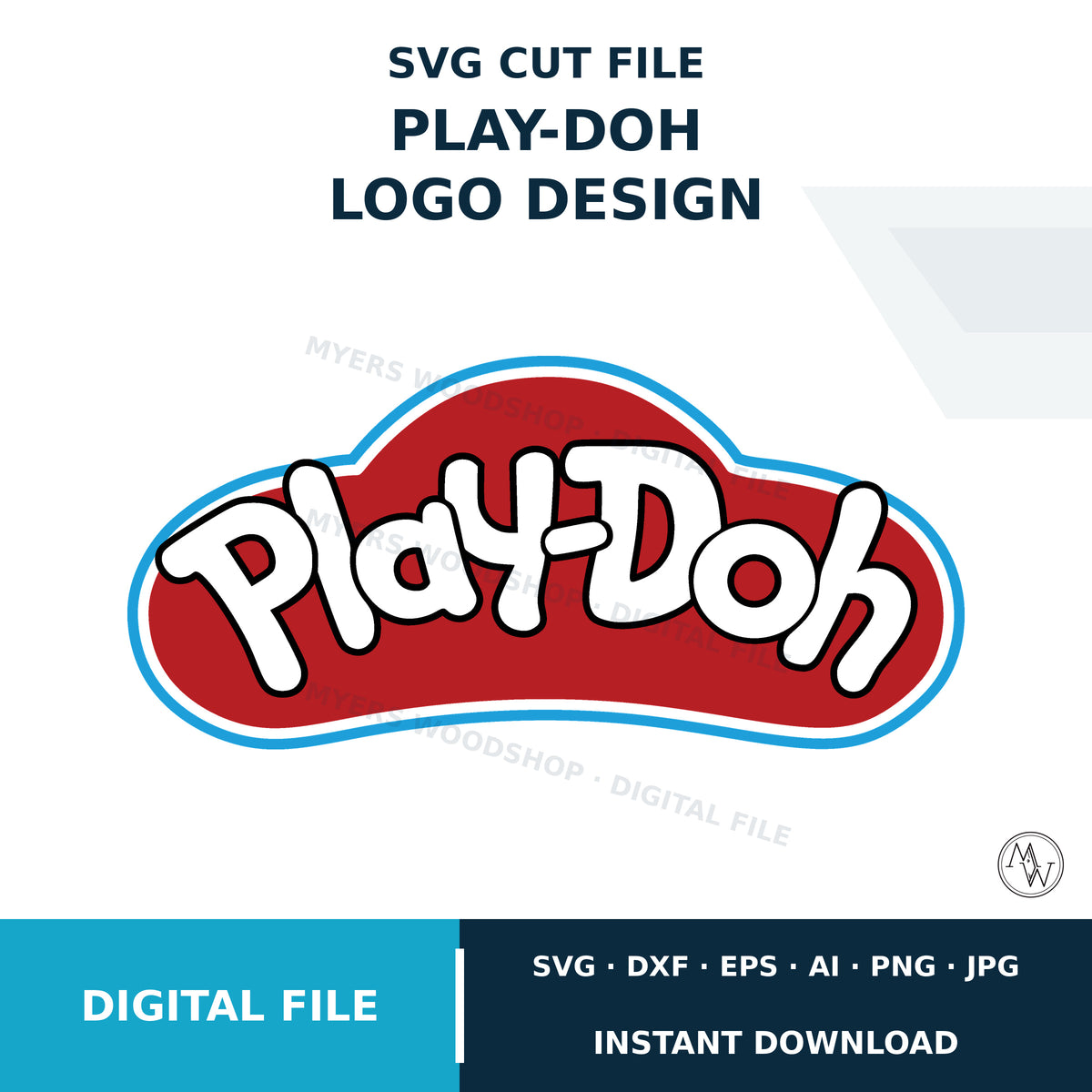 PlayDoh SVG Cut File for Cricut & Silhouette
