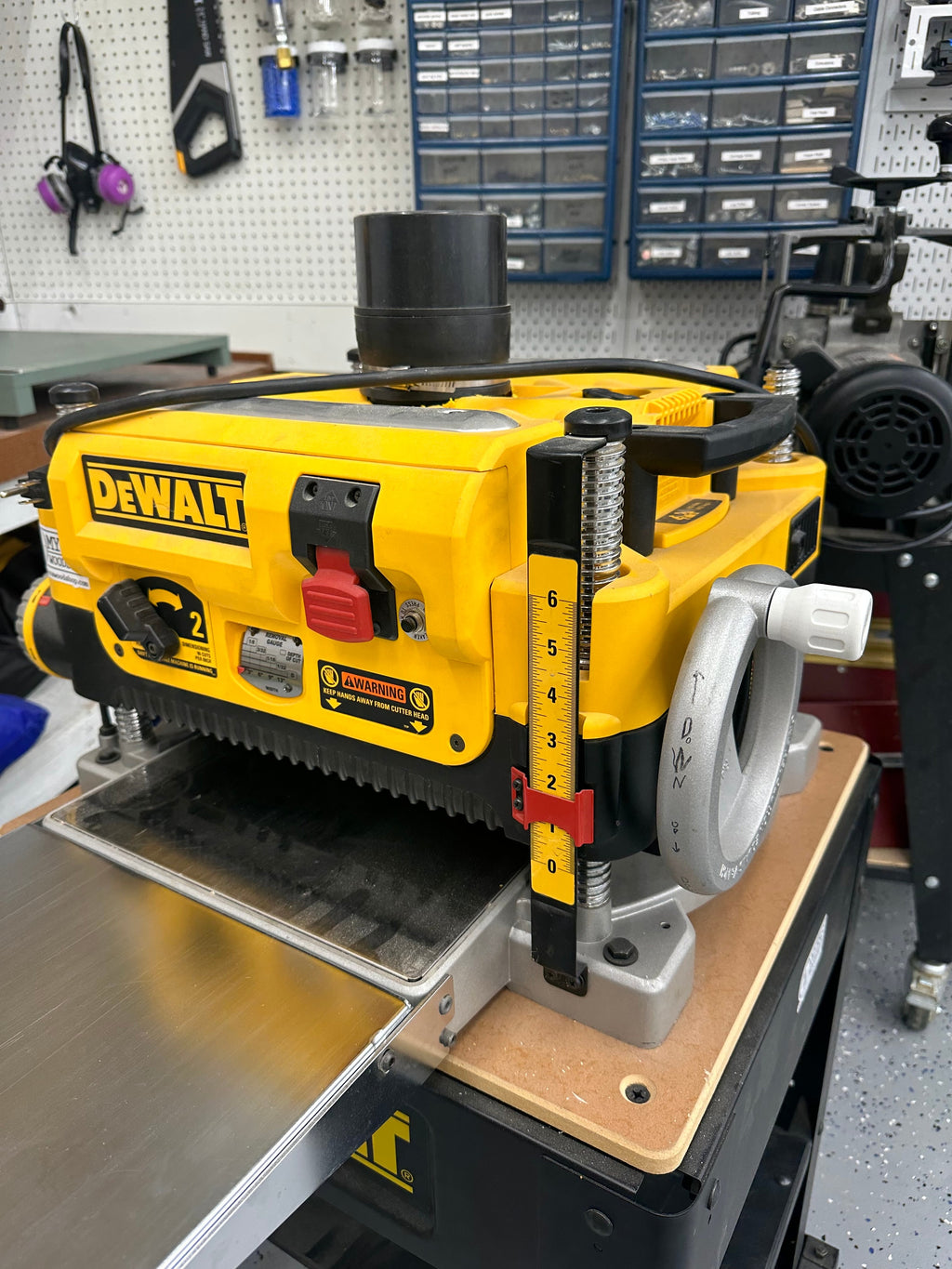 Dewalt DW735 12” planer handle replacement! Stubby.
