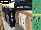 Hart 20V battery holder wall mount set