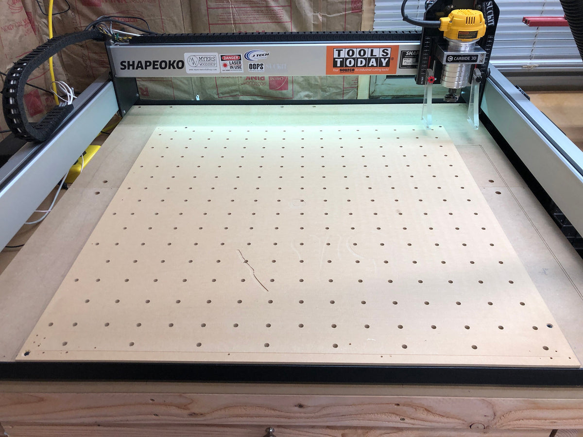 XXL CNC Wasteboard Flattening File (32x32), .svg .crv .c2d File