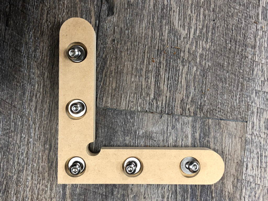 CNC L Clamp Digital File, Shapeoko and X-Carve (.c2d and .svg)