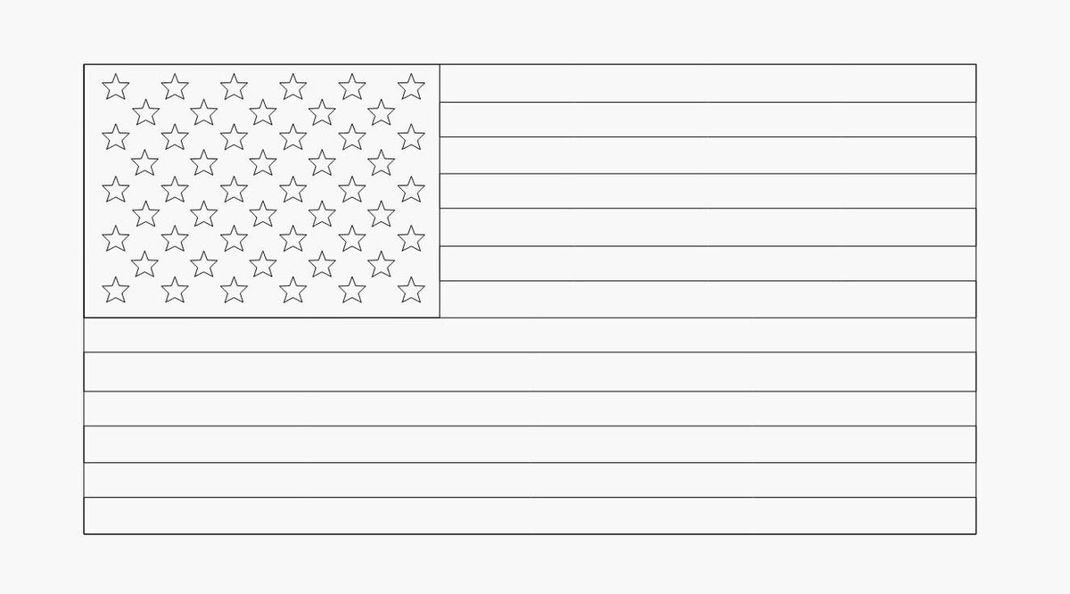 American Flag SVG, CNC Laser Cut File (Digital Download)
