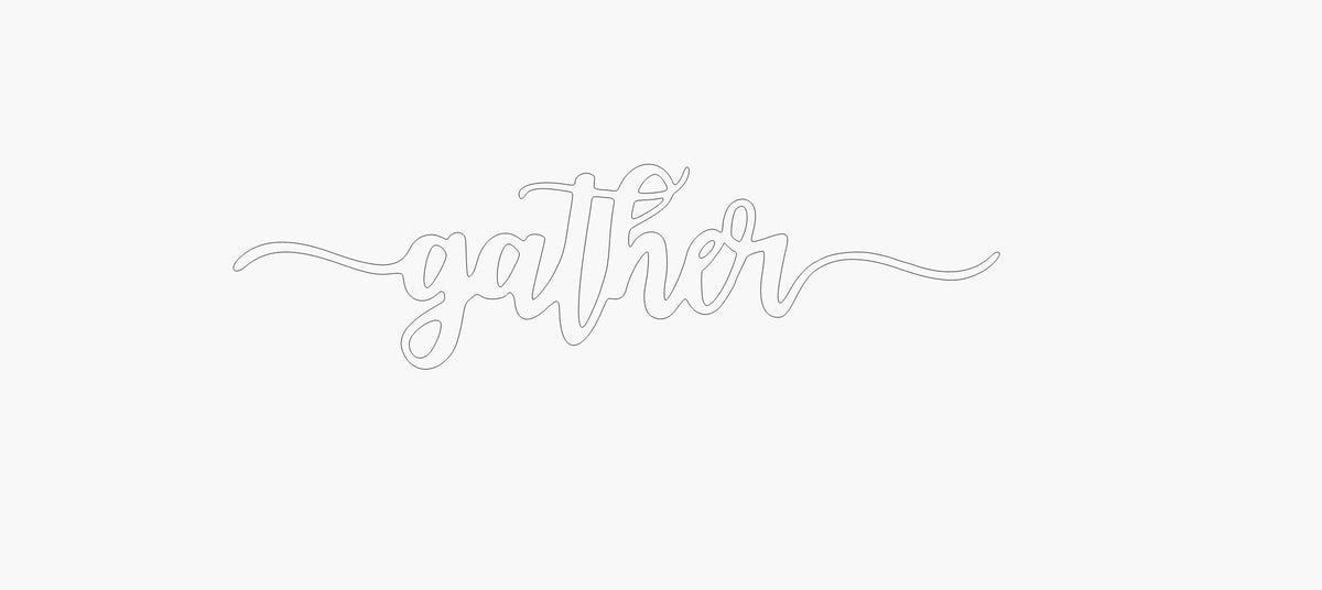 Gather SVG, CNC Laser Cut File (Digital File)