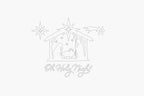 Oh Holy Night Nativity Ornament SVG JPG, Laser Cut File (Digital File)