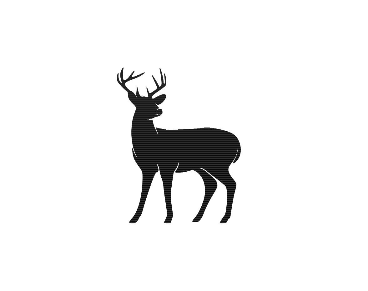 Deer Silhouette SVG, AI, Jpeg, CNC Laser Cut File (Digital Download)