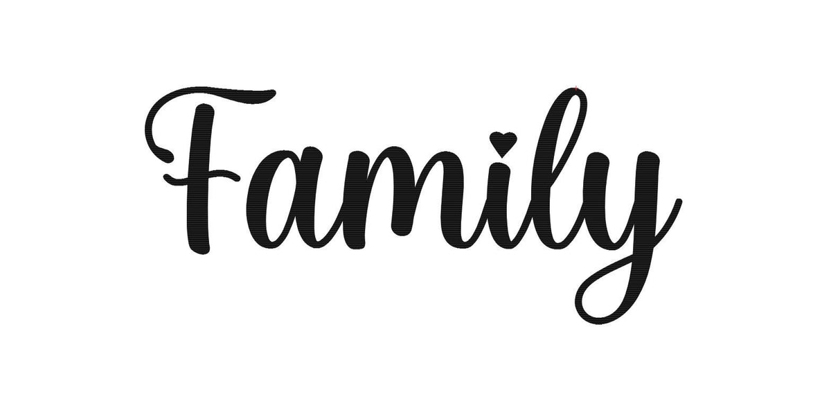 Family SVG File, Laser Cut CNC Design (Digital File)