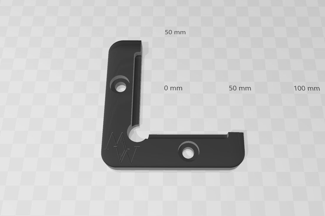 Wasteboard Corner Clamp STL File, CNC 3D Printer (Digital)