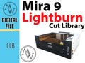 Aeon Laser Mira 9 90W Lightburn Cut Library (Digital Download)