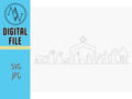 Nativity Continuous Ornament SVG, Laser Cut File (Digital File)