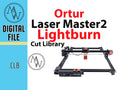 Ortur Laser Master 2 Lightburn Cut Library (Digital Download)