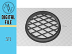 6 Inch Vent Cover .STL File, 3D Printer Template (Digital)