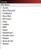 OMTech 100W CO2 Laser Lightburn Material Library (Digital Download)