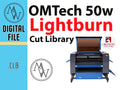 OMTech 50w CO2 Laser Lightburn Cut Library (Digital Download)