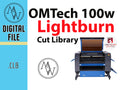 OMTech 100W CO2 Laser Lightburn Material Library (Digital Download)