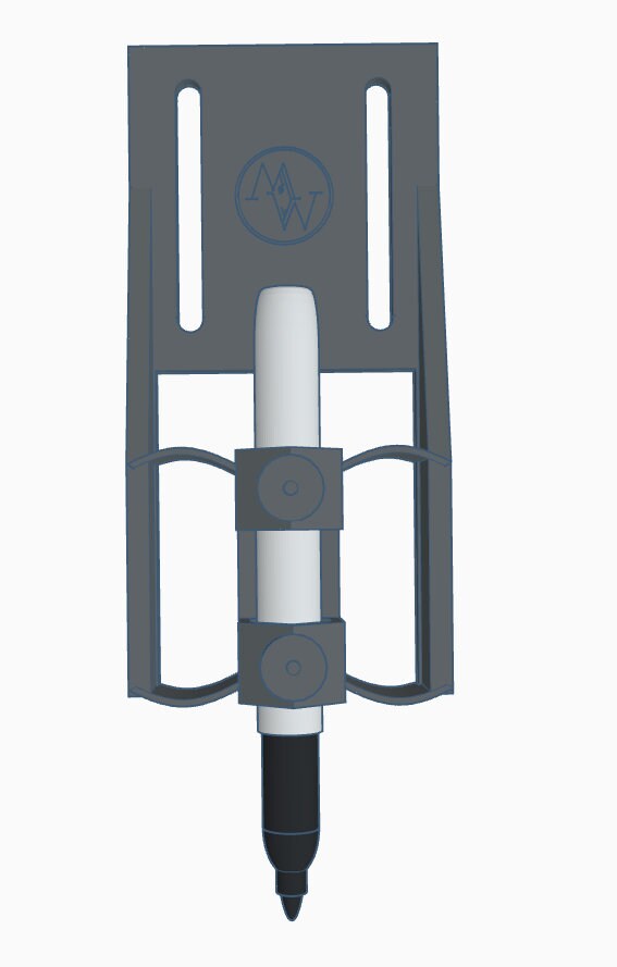 Onefinity CNC Pen Holder, Spring Loaded Drawing Machine (Digital STL)