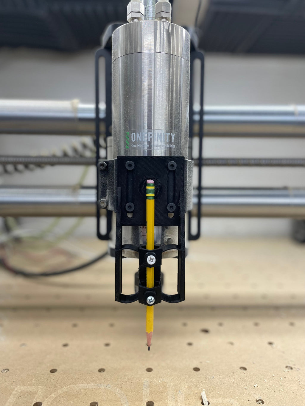 Onefinity CNC Pen Holder, Spring Loaded Drawing Machine (Digital STL)
