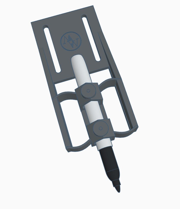 Onefinity CNC Pen Holder, Spring Loaded Drawing Machine (Digital STL)