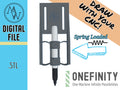 Onefinity CNC Pen Holder, Spring Loaded Drawing Machine (Digital STL)