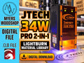 JTech 34W Pro LightBurn Material Library | 50 Material Presets | .CLB Digital Download | Onefinity Laser Settings