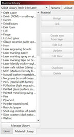 JTech 64W Pro 3-in-1 LightBurn Material Library | Laser Settings | .CLB Digital Download | Onefinity