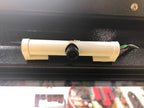 LightBurn 5MP camera mount installed on laser machine