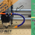 Onefinity CNC air blast holder mount