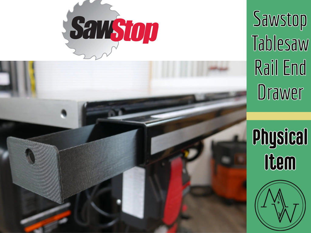 SawStop Table Saw Utility Drawer, T-Glide Fence, Left Side