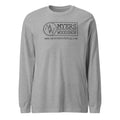 Myers Woodshop Long Sleeve T-Shirt in Athletic Heather, front view