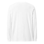 Myers Woodshop Long Sleeve T-Shirt in White, back view