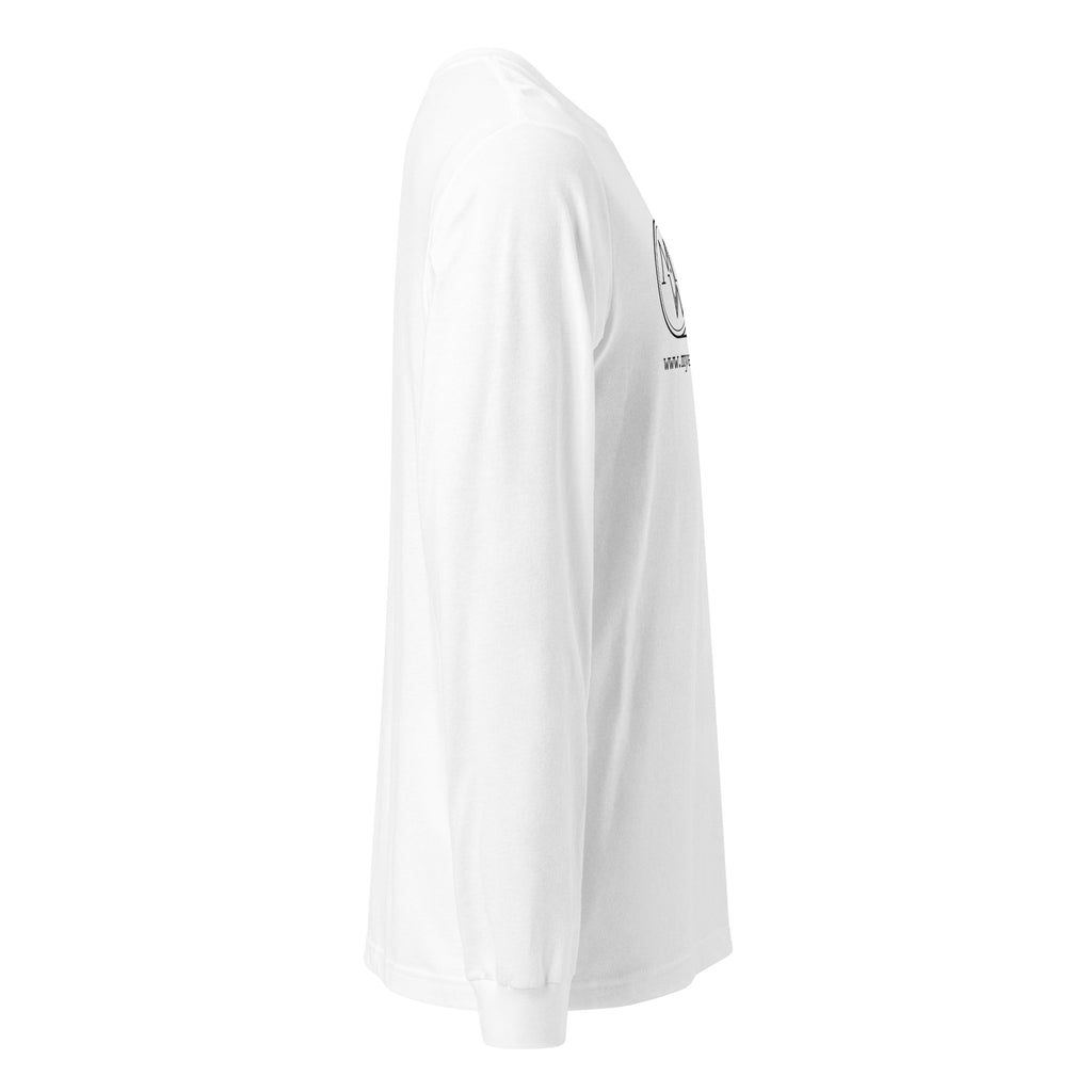 Myers Woodshop Long Sleeve T-Shirt in White, right side view