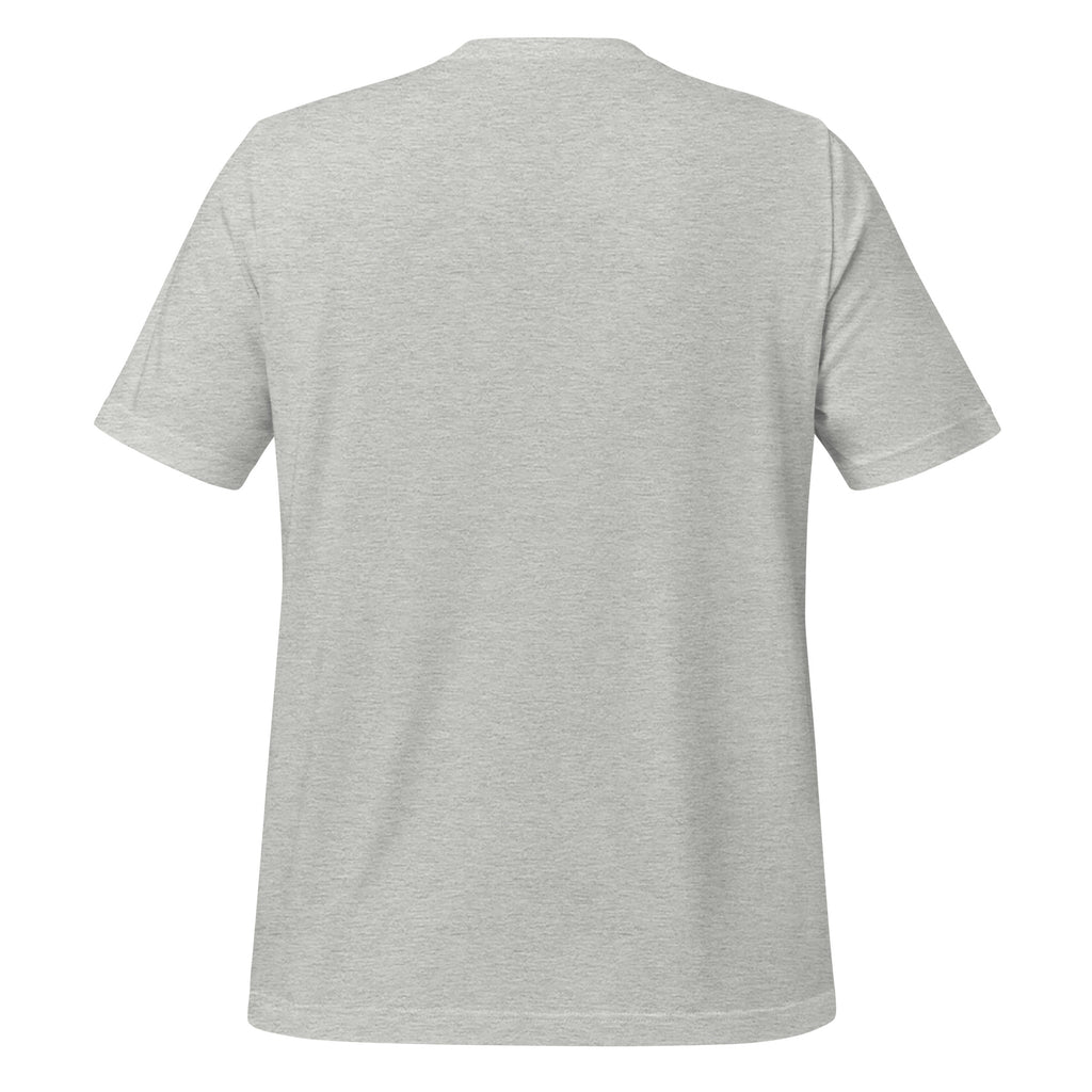 Myers Woodshop T-Shirt in Athletic Heather, back view