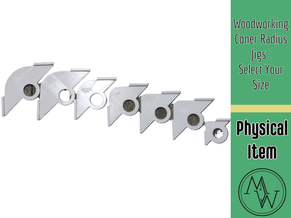 Woodworking Corner Radius Jig – Router Template, Perfect Round Overs